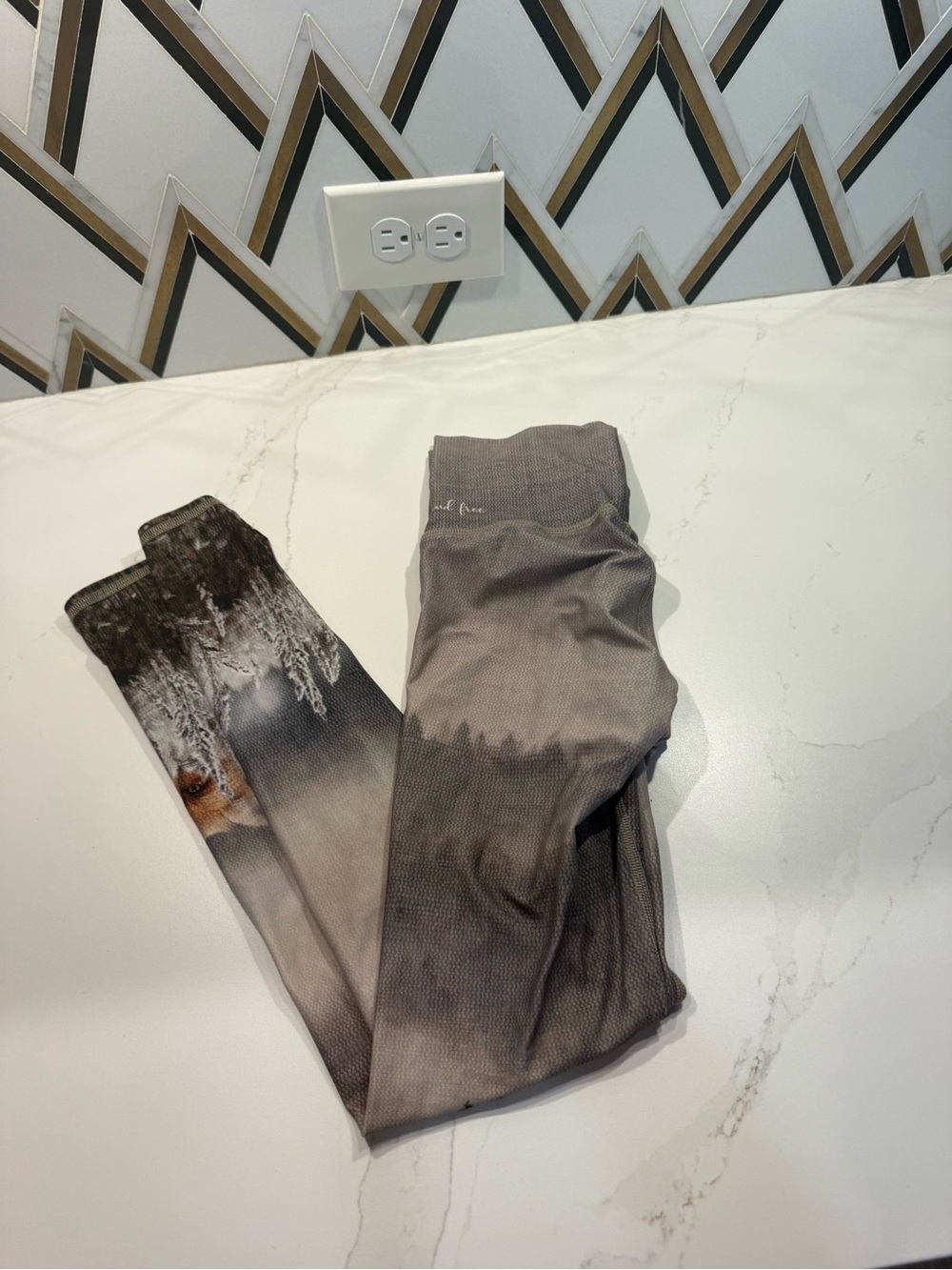 Niyama Sol Brown Gray Ombre Leggings